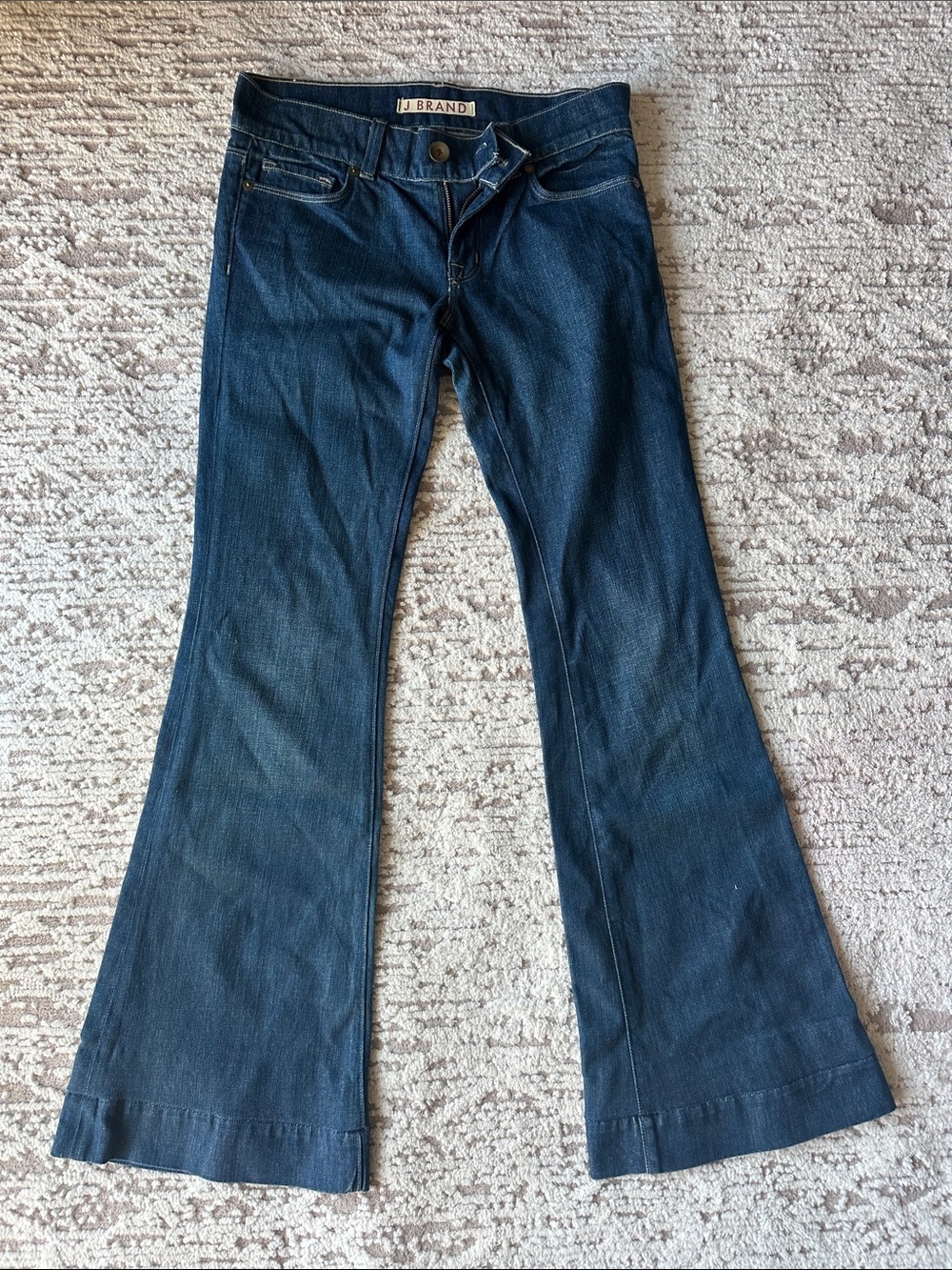 J Brand Dark Indigo Flare Jeans